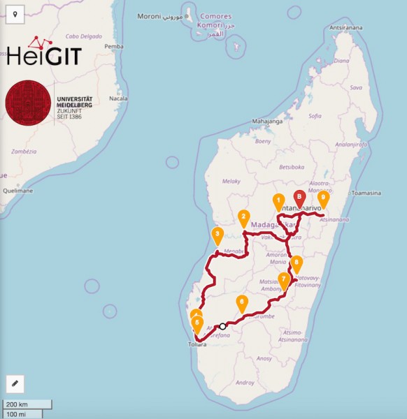 Madagaskar Reiseroute Fotos, BesichtigungsTipps, Unterkünfte & Lokale