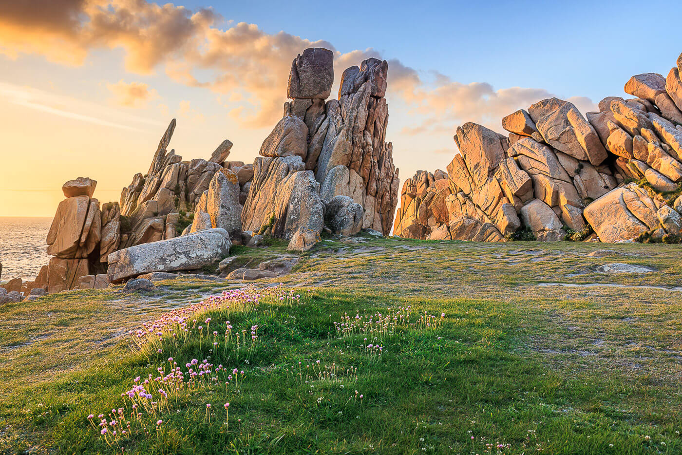Felslandschaft in der Bretagne