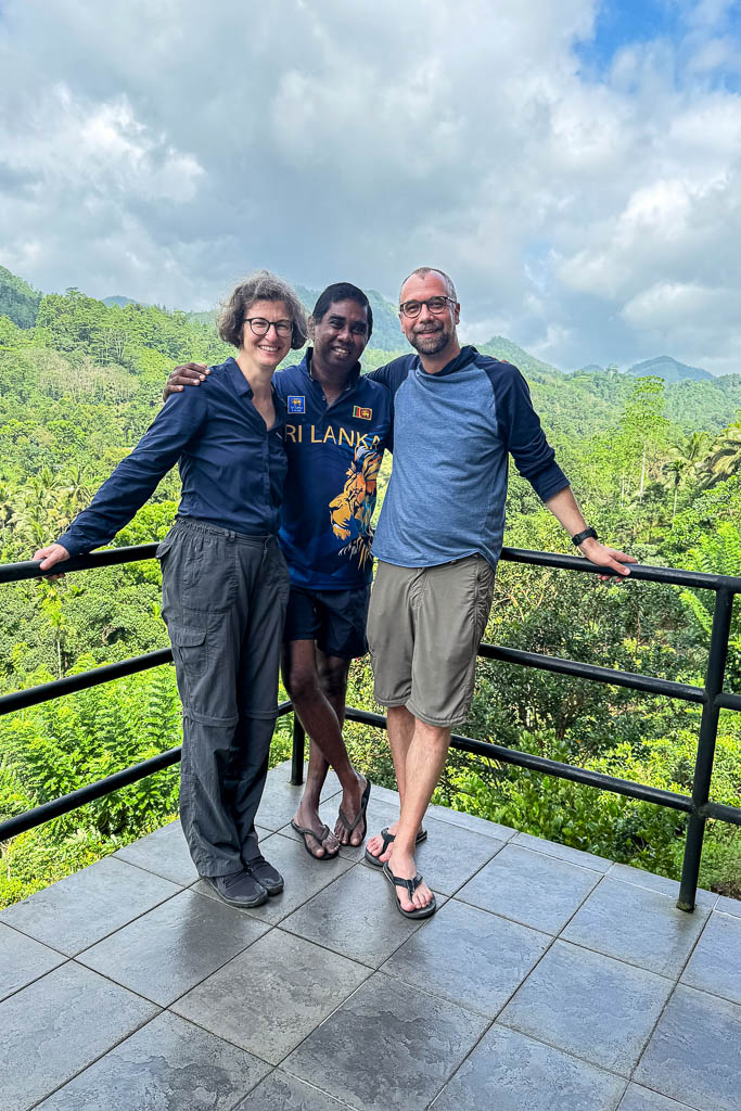Mit Dammika in Sinharaja