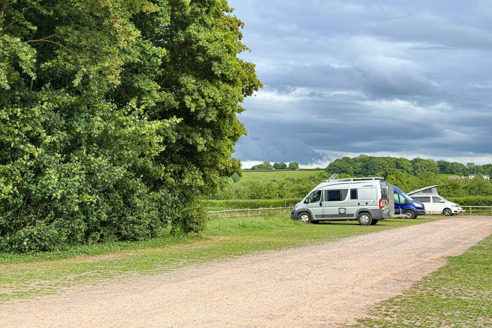 Stellplatz mit Naturblick in Südengland