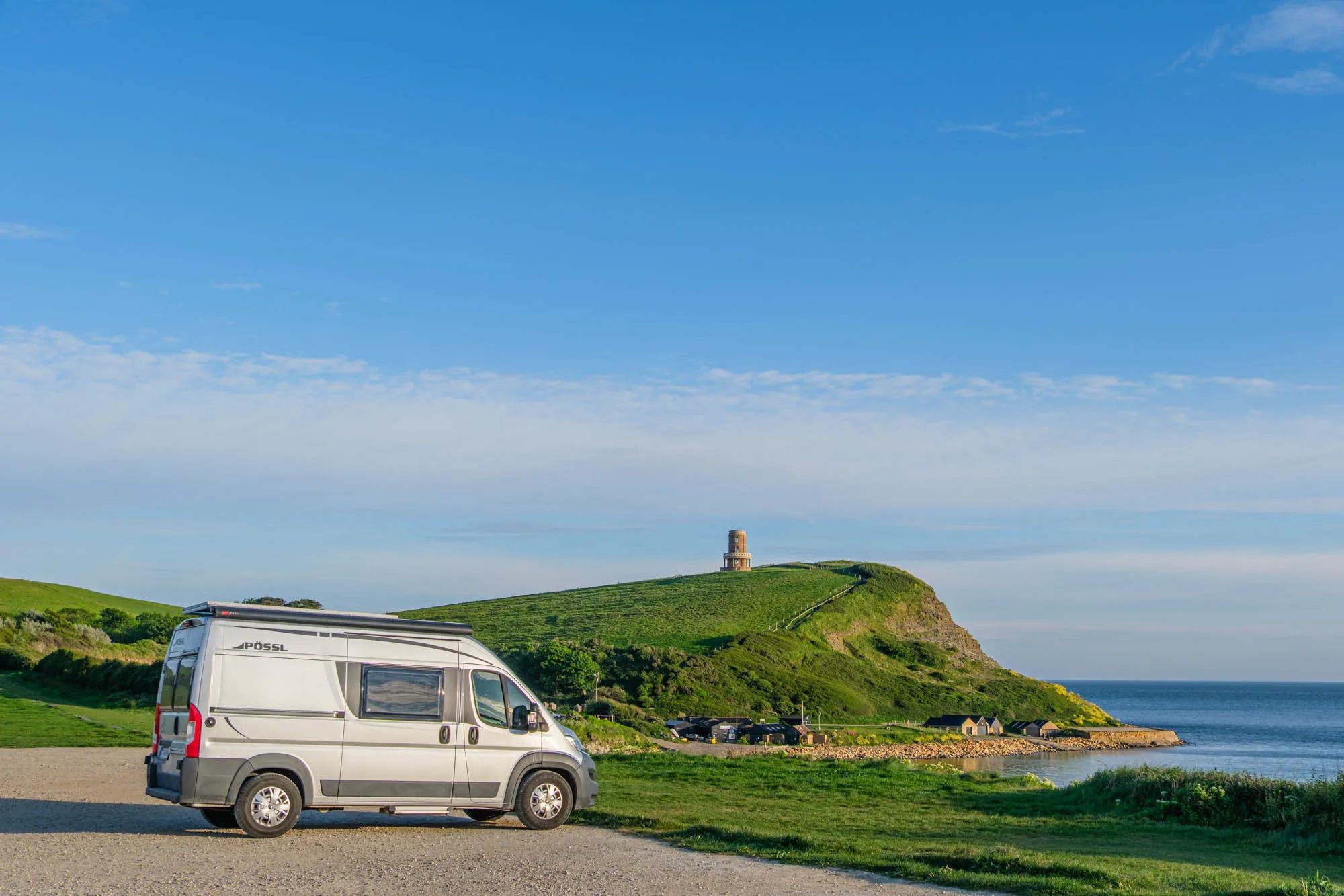 Wohnmobil am Meer in Cornwall