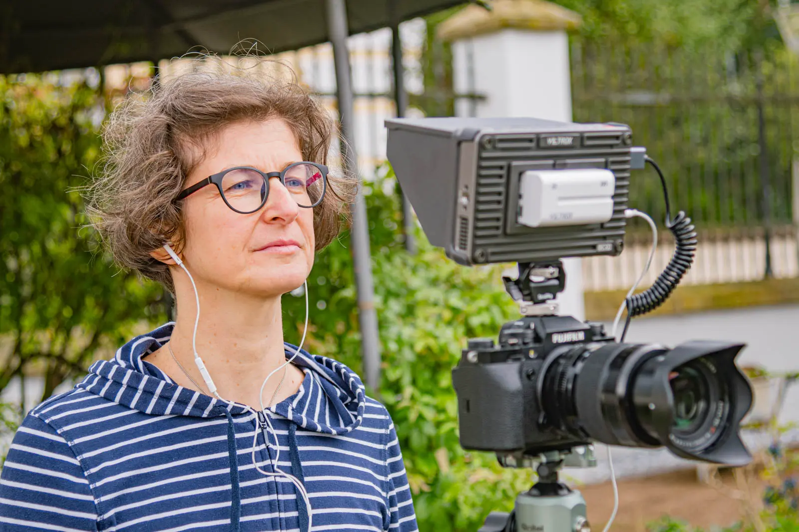 Beim Filmen gleich das Audio hören