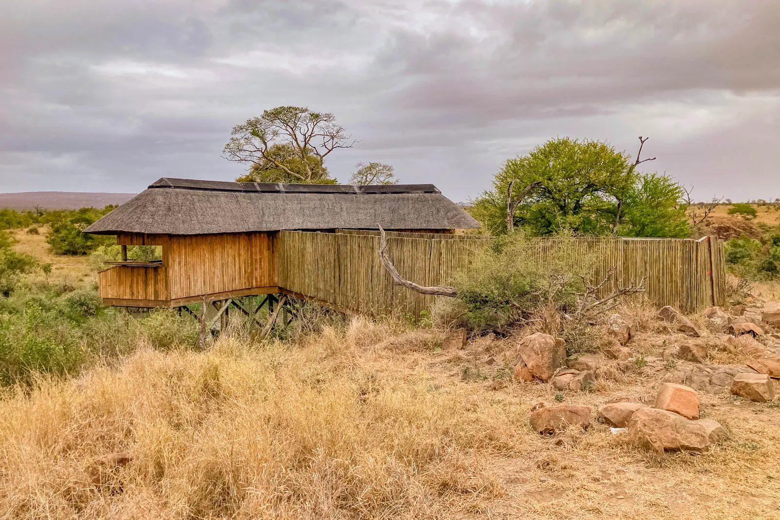 Ein Bird Hide im Park