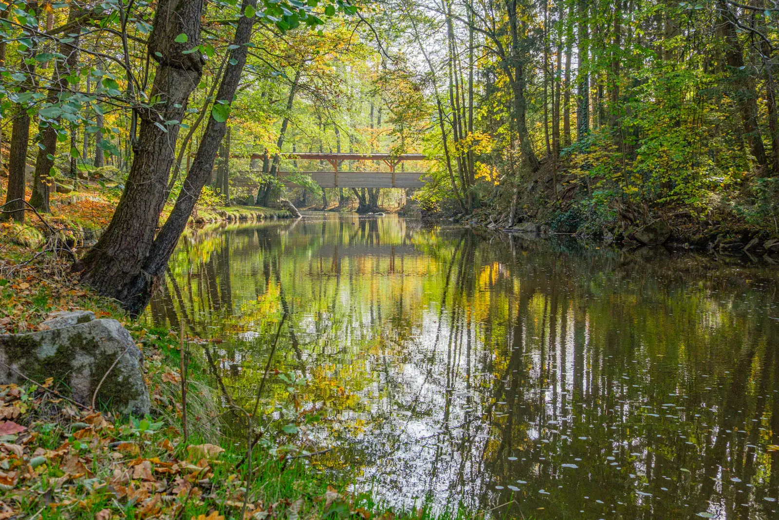 Brücke beim Naturdenkmal Malerwinkel in Gmünd