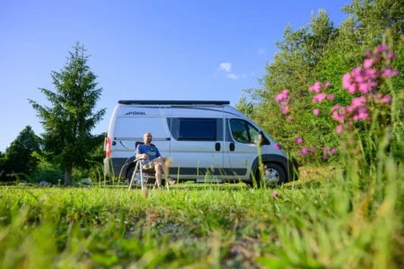 Waldviertel mit dem Wohnmobil: Niederösterreich Camping Tipps Wohnmobil am Seecamp Ottenstein